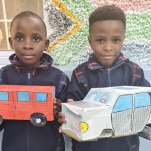 Grade 2 learners learn about transport