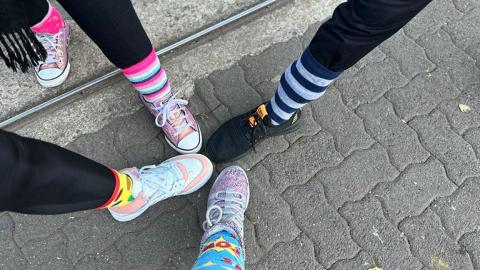 Civvies Crazy-Socks Day