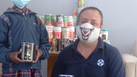 The Alberton SPCA came to collect our donations The Alberton SPCA came to collect our donations
